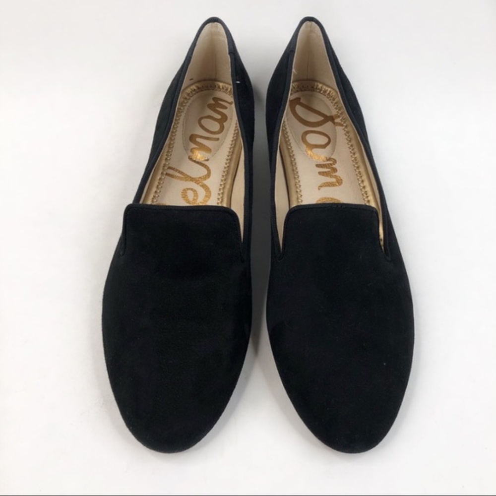 Sam Edelman Black Jordy Suede Loafers Black Size 7